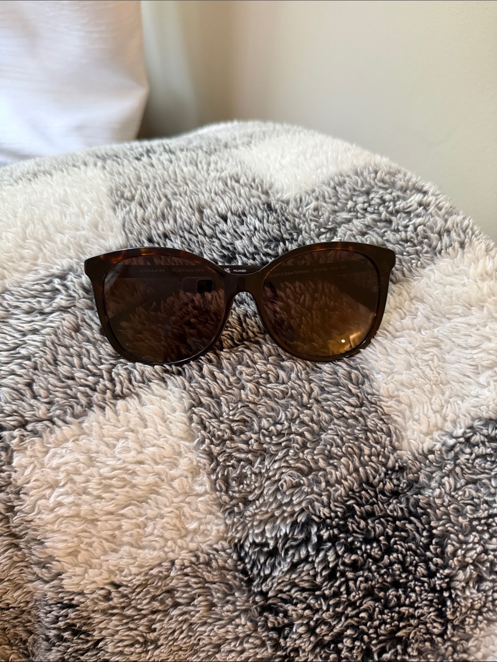 Coach Brown Tortoiseshell Women's Sunglasses
